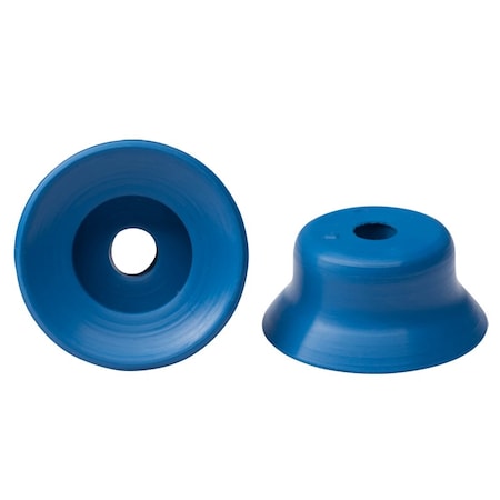 Fipa Flat vacuum cup diam. 20 mm, Thermalon blue  60 Degrees Shore 102.020.500.19